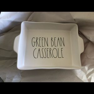 New Rae Dunn GREEN BEAN CASSEROLE dish